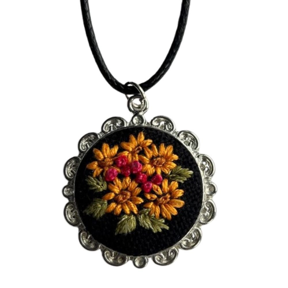 Embroided Necklace